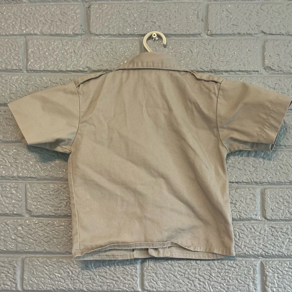 Rocky Mountain Jr Park Ranger 24M Toddler Button Up Tan Souvenir Shirt - Picture 2 of 6
